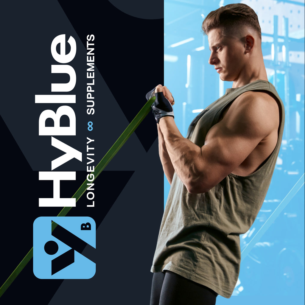 Hyblue Creatina Monoidrata 99,9% Ultrapure 270 Cps, 3g Dose | Ultrapure Creatine Alto Dosaggio Forza, Volume Muscolare e Recupero | Creatine Monohydrate Pura Vegan Senza Glutine | Fino 3 Mesi