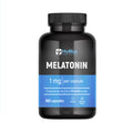 HyBlue Melatonina Per Dormire 180 Cps, 1mg | Integratore Per Dormire Bene Riduce Il Tempo Per Addormentarsi | Melatonina Forte Riposo & Relax Notte | No Glutine Ne Lattosio, 100% Vegano | Fino 6 Mesi