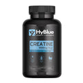 Hyblue Creatina Monoidrata 99,9% Ultrapure 270 Cps, 3g Dose | Ultrapure Creatine Alto Dosaggio Forza, Volume Muscolare e Recupero | Creatine Monohydrate Pura Vegan Senza Glutine | Fino 3 Mesi